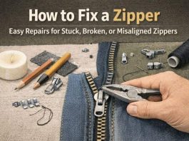 How to Fix Zipper Broken, Stuck, or Misaligned Zipper at Home How to Fix Zipper Broken, Stuck, or Misaligned Zipper at Home