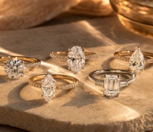 A Practical Guide to How Diamond Shape, Setting, and Ring Proportions Create the Right Look Diamond